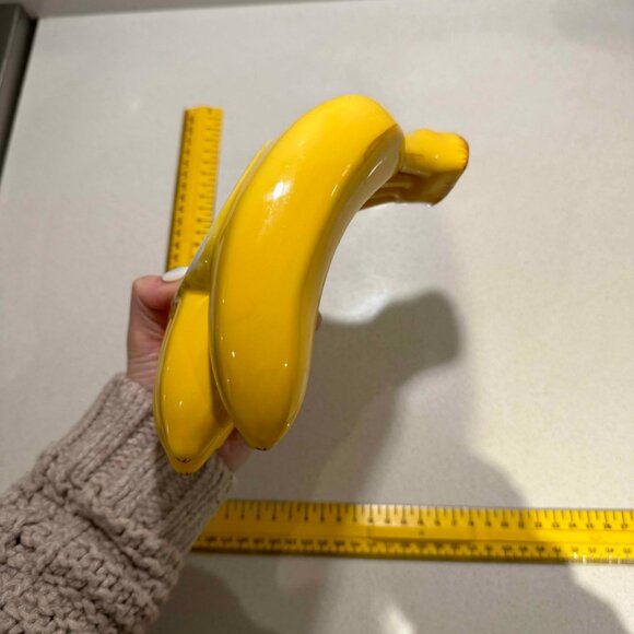 IKEA Kuperad Ceramic Banana Bunch Fruit Pottery RARE Collectible Discont… - Picture 8 of 11